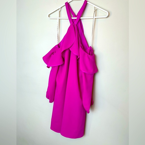 Size 2 Lilly Pulitzer Abrielle Cold Shoulder Mini Dress - Picture 2 of 13